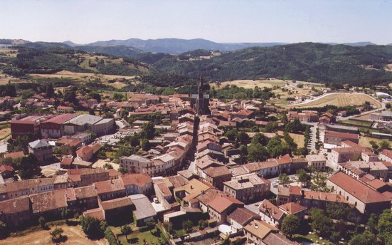 Vernoux vue du ciel 3 axes